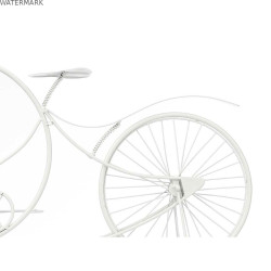 Horloge de table Bicyclette Multicouleur Métal