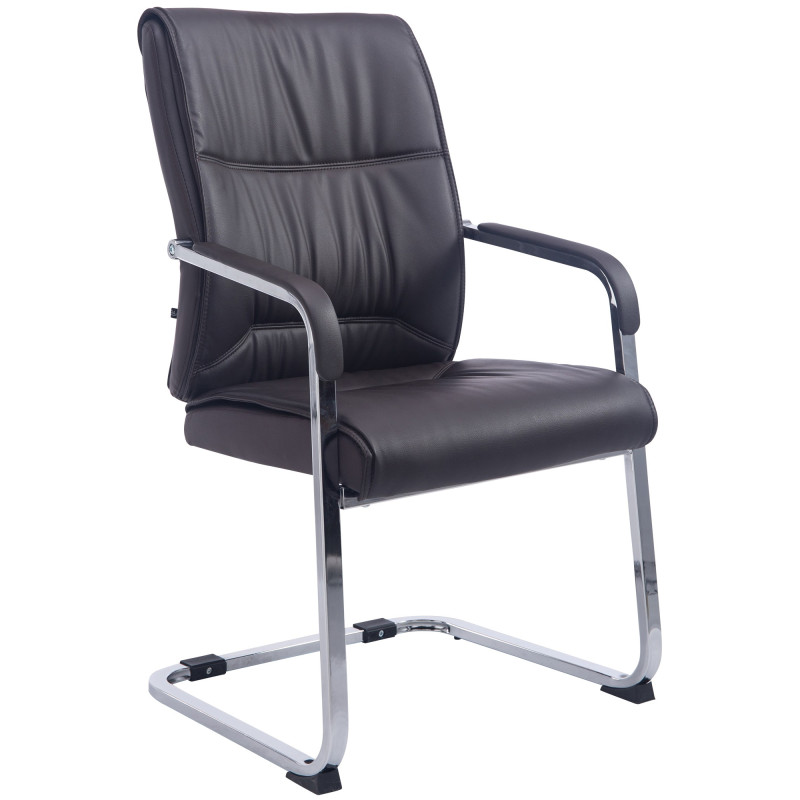 Fauteuil visiteur XL Anubis marron
