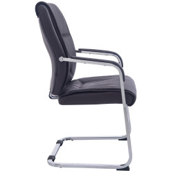 Fauteuil visiteur XL Anubis marron