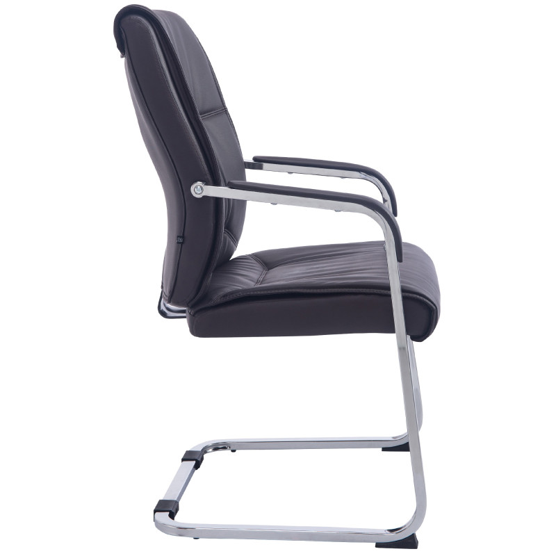 Fauteuil visiteur XL Anubis marron
