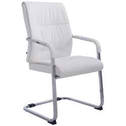 Fauteuil visiteur XL Anubis blanche