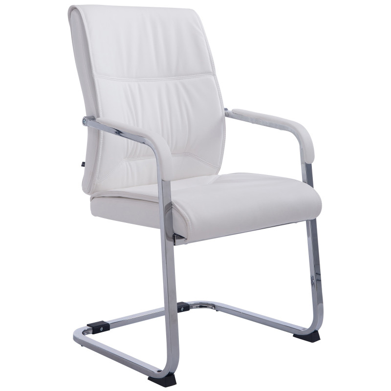 Fauteuil visiteur XL Anubis blanche