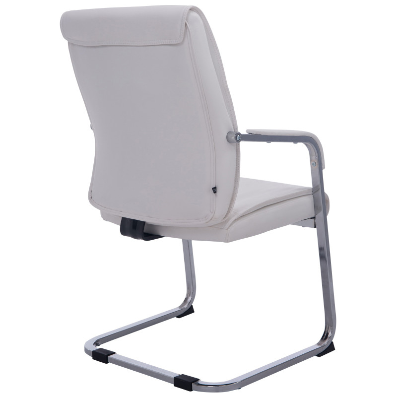 Fauteuil visiteur XL Anubis blanche