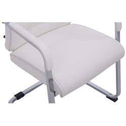 Fauteuil visiteur XL Anubis blanche