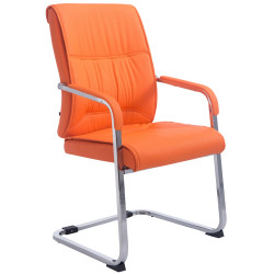 Fauteuil visiteur XL Anubis orange