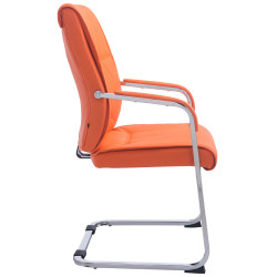 Fauteuil visiteur XL Anubis orange