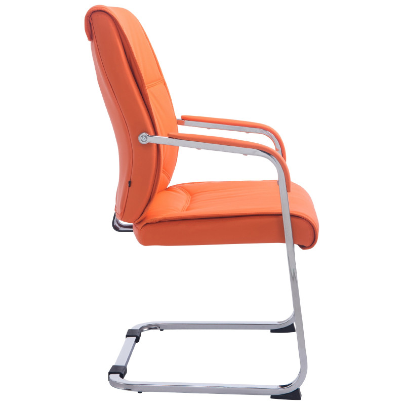 Fauteuil visiteur XL Anubis orange