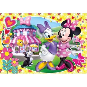 Clementoni - Puzzle Minnie Happy Helpers - 104 pieces - Fille - A partir de 5 ans