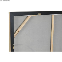 Cadre Home ESPRIT Bleu Blanc Abstrait Moderne 131 x 3,8 x 131 cm