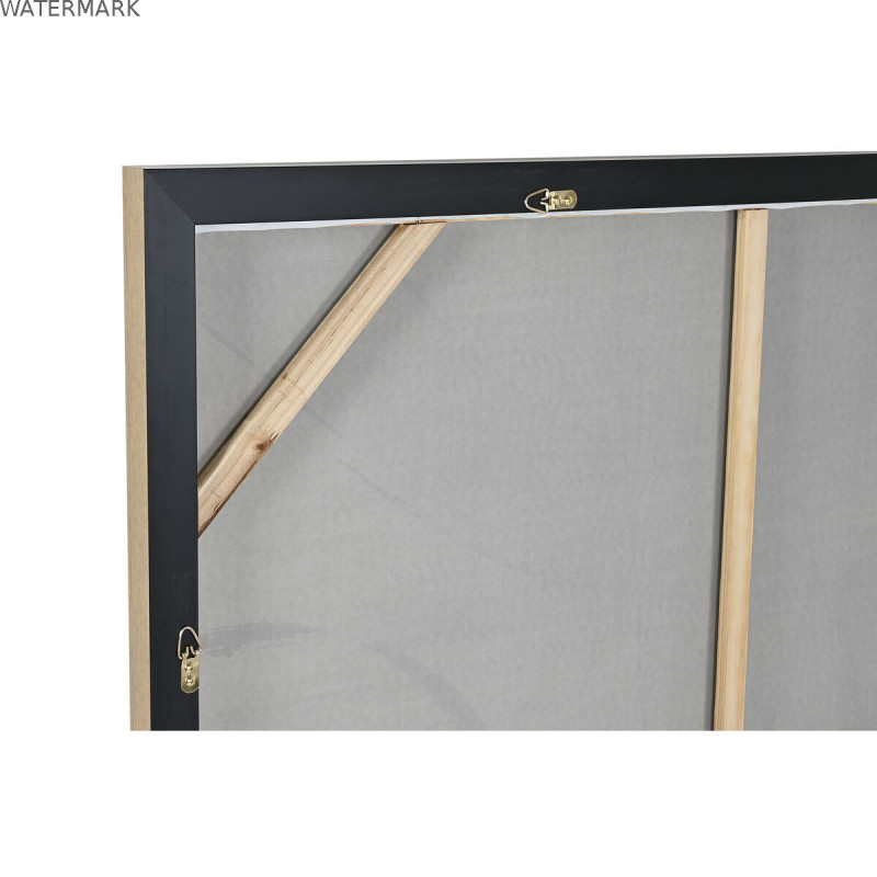 Cadre Home ESPRIT Bleu Blanc Abstrait Moderne 131 x 3,8 x 131 cm