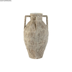 Vase Home ESPRIT Blanc Métal 21 x 21 x 37,5 cm