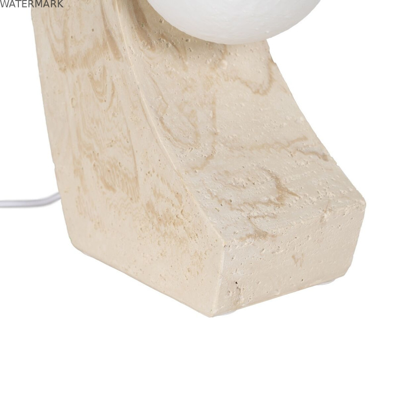 Lampe de bureau Crème Polyrésine 220-240 V 16,5 x 11,5 x 30 cm
