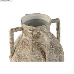 Vase Home ESPRIT Blanc Métal 21 x 21 x 37,5 cm