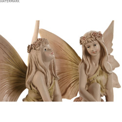 Figurine Décorative Home ESPRIT Multicouleur (2 Unités)