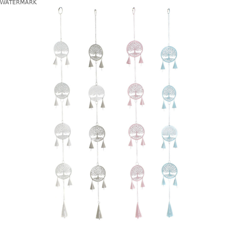 Décoration Suspendue DKD Home Decor Arbre Blanc (4 Unités)