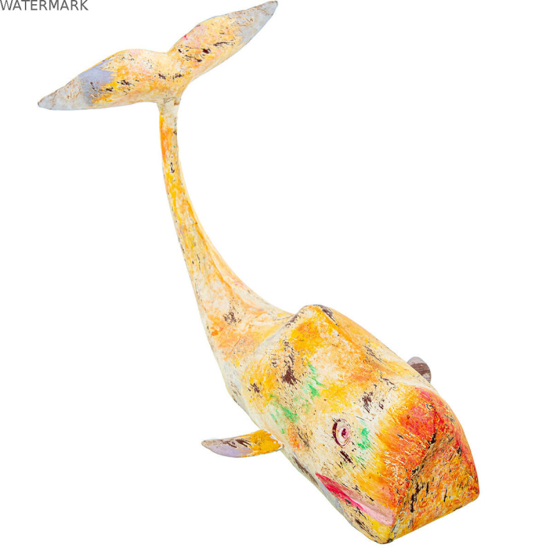 Figurine Décorative Alexandra House Living Jaune Fer Baleine 47 x 26 x 29 cm Figurine Décorative Alexandra House Living Jaune Fer Baleine 47 x 26 x 29 cm