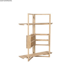 Étagère Home ESPRIT Naturel Bois de manguier Bois MDF 130 x 35 x 160 cm