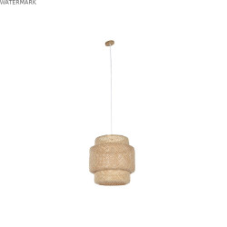 Suspension Home ESPRIT Marron Clair Bambou 50 x 50 x 55 cm