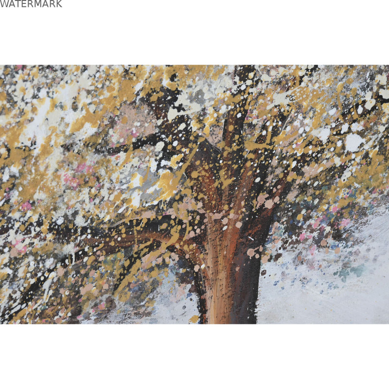 Cadre Home ESPRIT Blanc Doré Arbre Traditionnel 182 x 3,8 x 80 cm