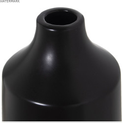 Vase Alexandra House Living Noir Doré Céramique 14 x 14 x 46 cm