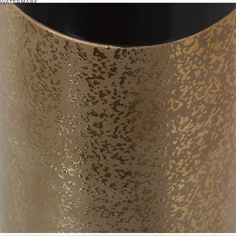 Vase Alexandra House Living Noir Doré Céramique 14 x 14 x 46 cm