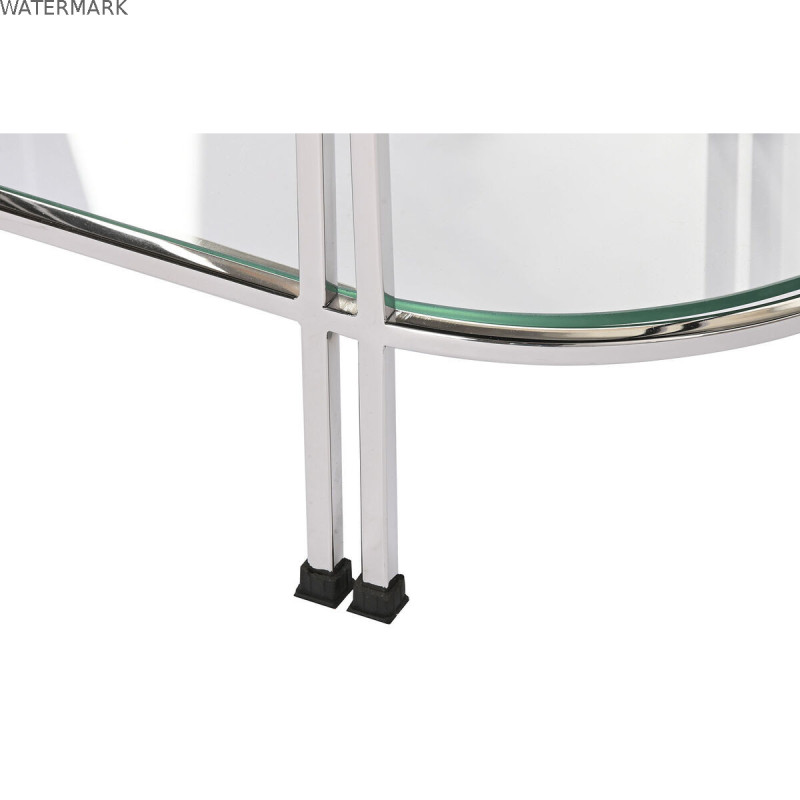 Table d'appoint Home ESPRIT Argenté Acier Miroir 70 x 35 x 63 cm