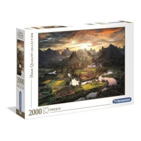 Puzzle - Clementoni - View of China - 2000 pieces - Multicolore - Architecture et monument