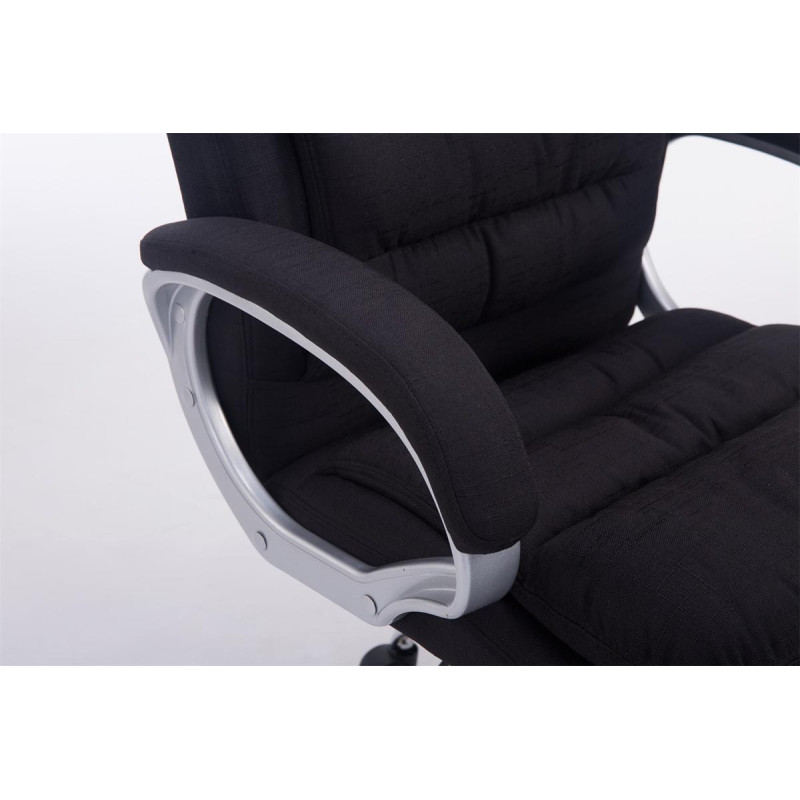 Fauteuil de bureau BIG Vancouver en tissu noir