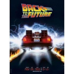 Puzzle Retour vers le futur - Clementoni - 500 pieces - Collection Cult Movies