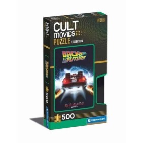 Puzzle Retour vers le futur - Clementoni - 500 pieces - Collection Cult Movies