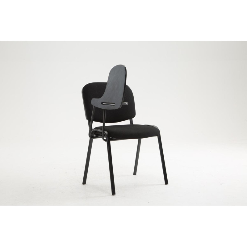 Fauteuil Ken avec table pliante en tissu noir