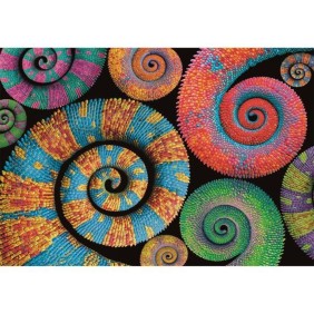 Clementoni - 500p Colorboom Curly - 49 x 36 cm