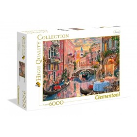 CLEMENTONI - Venise couché de soleil - 6000 pieces - Fabriqué en Italie