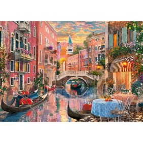 CLEMENTONI - Venise couché de soleil - 6000 pieces - Fabriqué en Italie