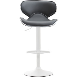 Set 2x Sgabelli LAS VEGAS V2 in similpelle grigio,bianco