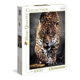 Clementoni - Puzzle 1000 pieces - La marche du Jaguar - Animaux - Adulte - Fabriqué en Italie