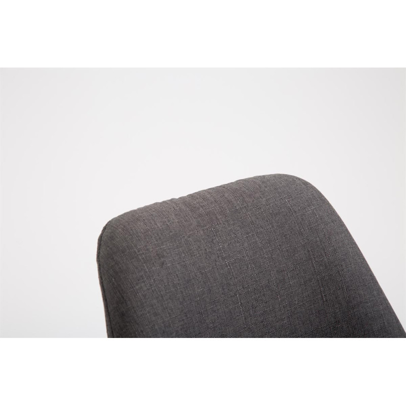 Tabouret de bar Metz tissu Natura gris foncé