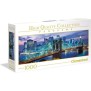 Clementoni - Puzzle Panorama - 1000 pieces - New York Brooklyn Bridge - Architecture et monument - Adulte - Fabriqué en Italie