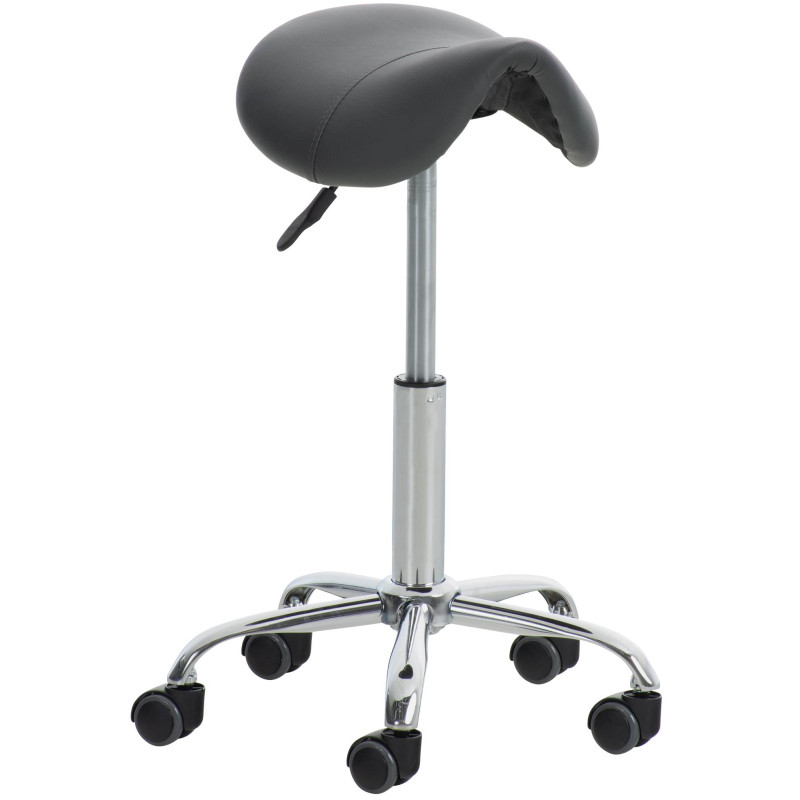 Tabouret de travail gris Reno