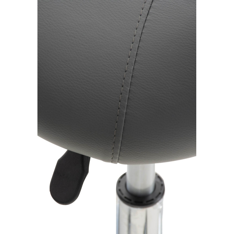 Tabouret de travail gris Reno