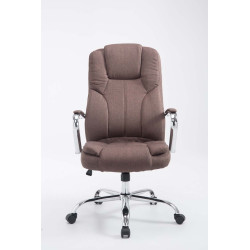 Fauteuil de bureau BIG Xanthos tissu V2 marron