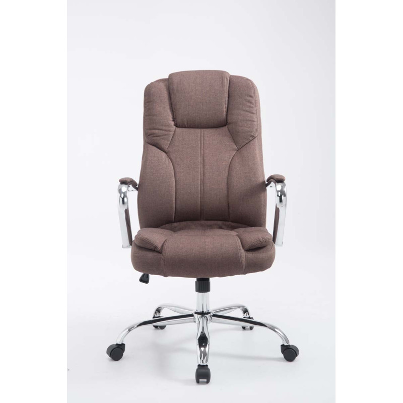 Fauteuil de bureau BIG Xanthos tissu V2 marron