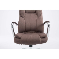 Fauteuil de bureau BIG Xanthos tissu V2 marron
