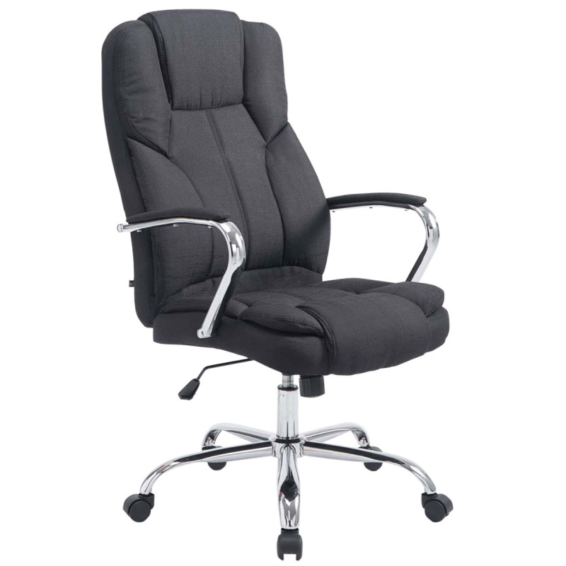 Fauteuil de bureau BIG Xanthos tissu V2 noir