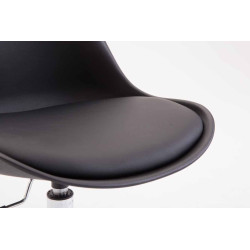 Fauteuil de bureau Toulouse, plastique noir