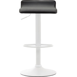 Set 2 Sgabelli Bar Dyn V2 In Similpelle nero,bianco