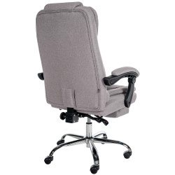 Fauteuil de bureau Oxygen tissu gris