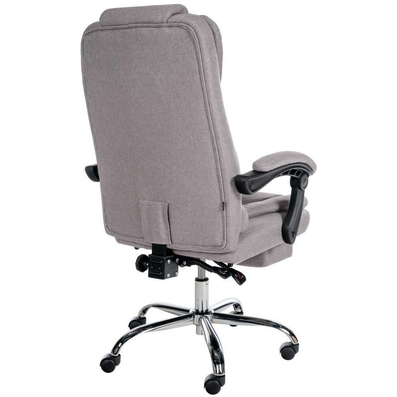 Fauteuil de bureau Oxygen tissu gris