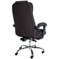 Fauteuil de bureau Oxygen tissu noir
