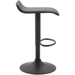 Lot de 2 tabourets de bar Dyn V2 simili cuir noir